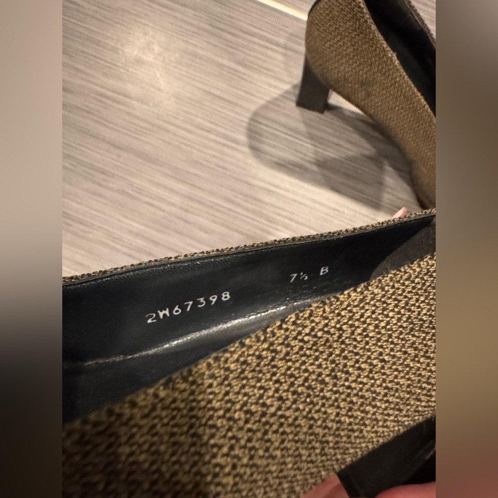 Vintage Stuart Weitzman Block Heel Secretary Style - image 8